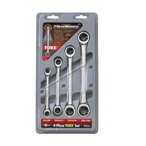 GearWrench 9224 Ratcheting Wrench Set E-Torx 4 Pieces